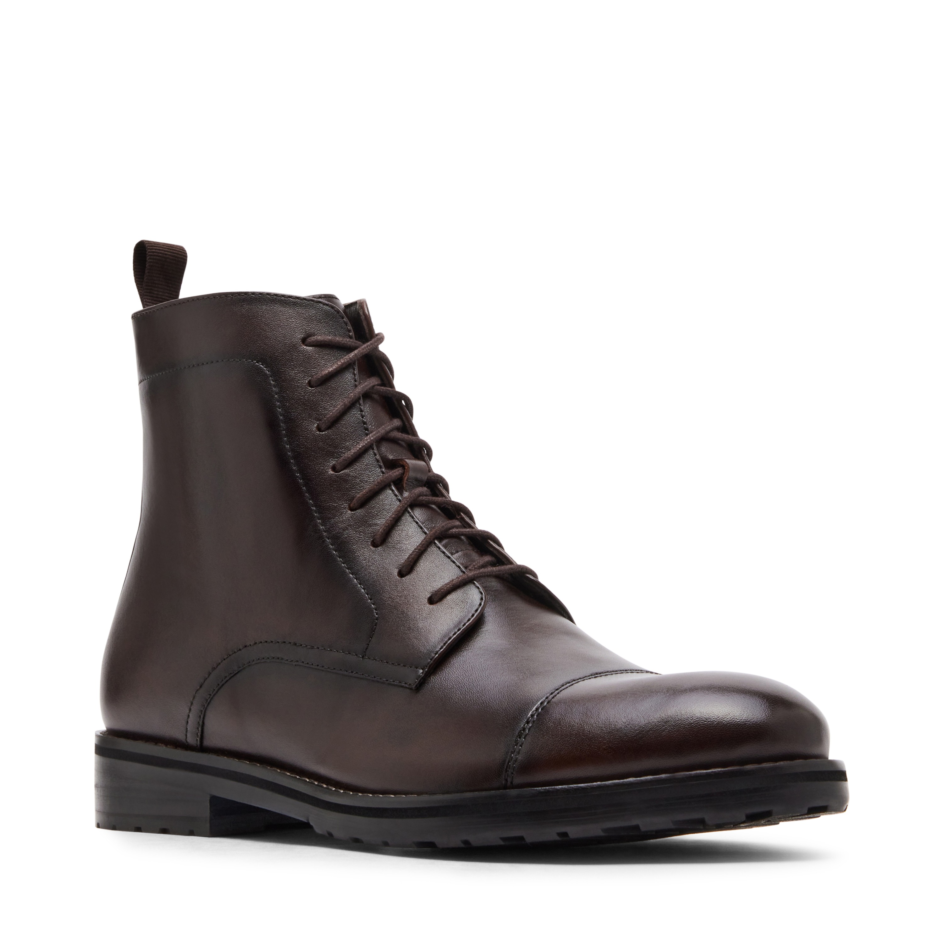 Neve Brown Leather Boots