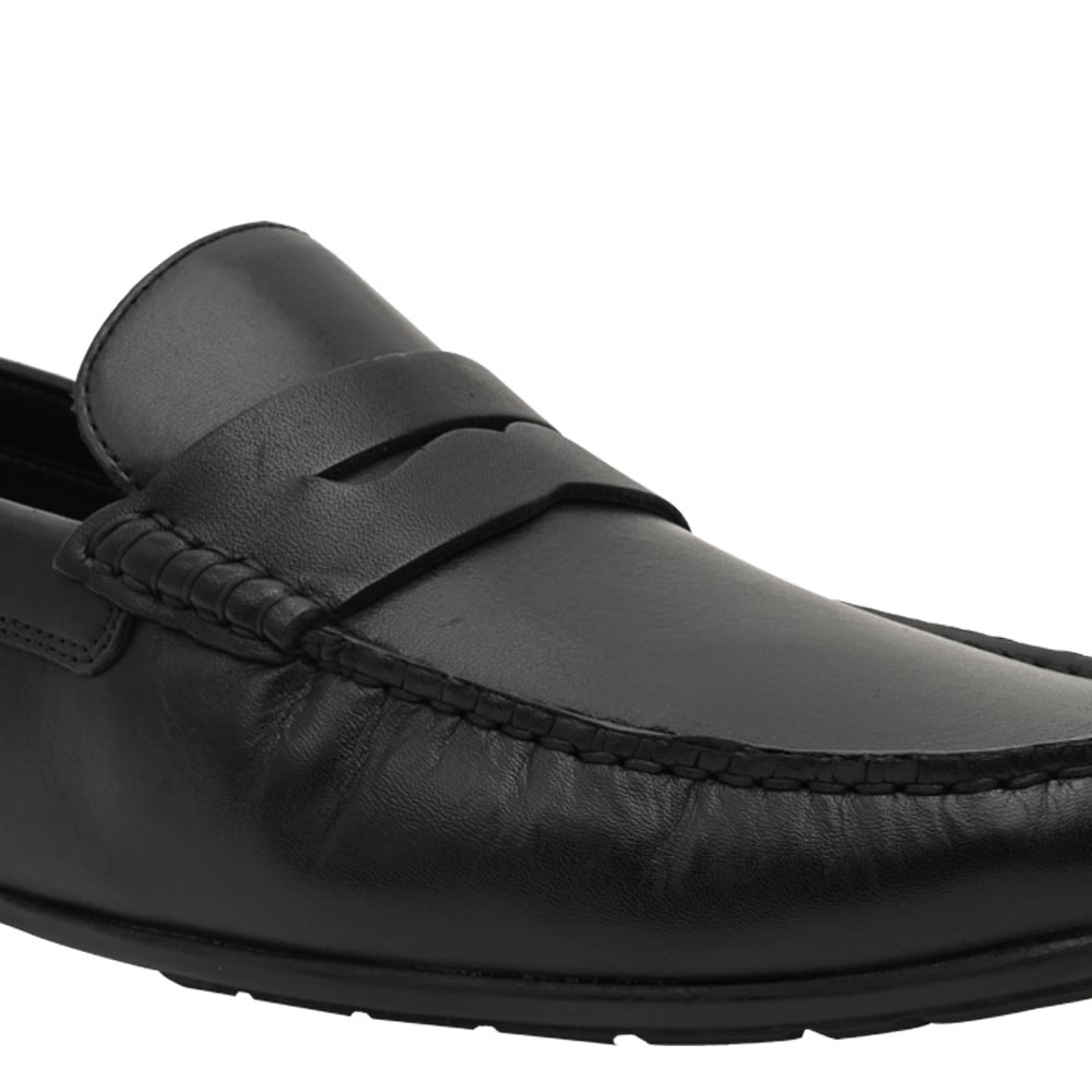 Elia Black Driver Loafers