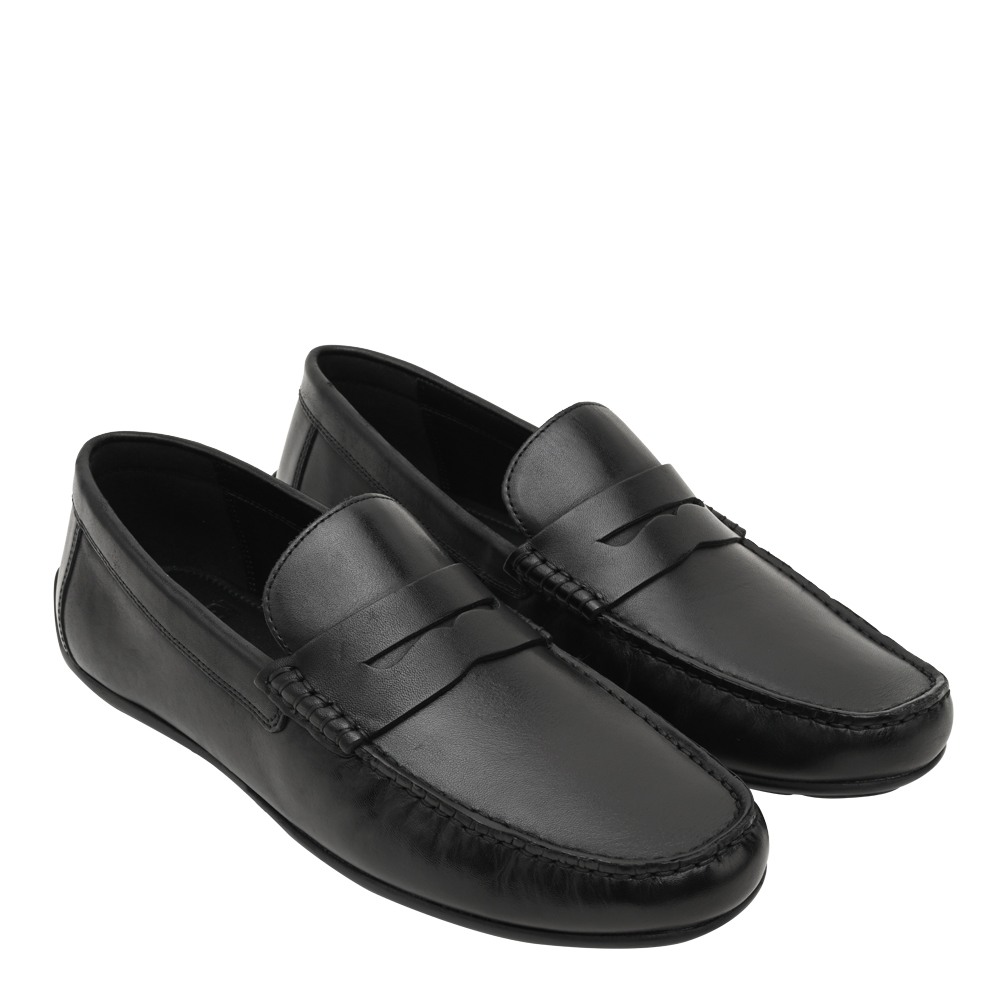 Elia Black Driver Loafers