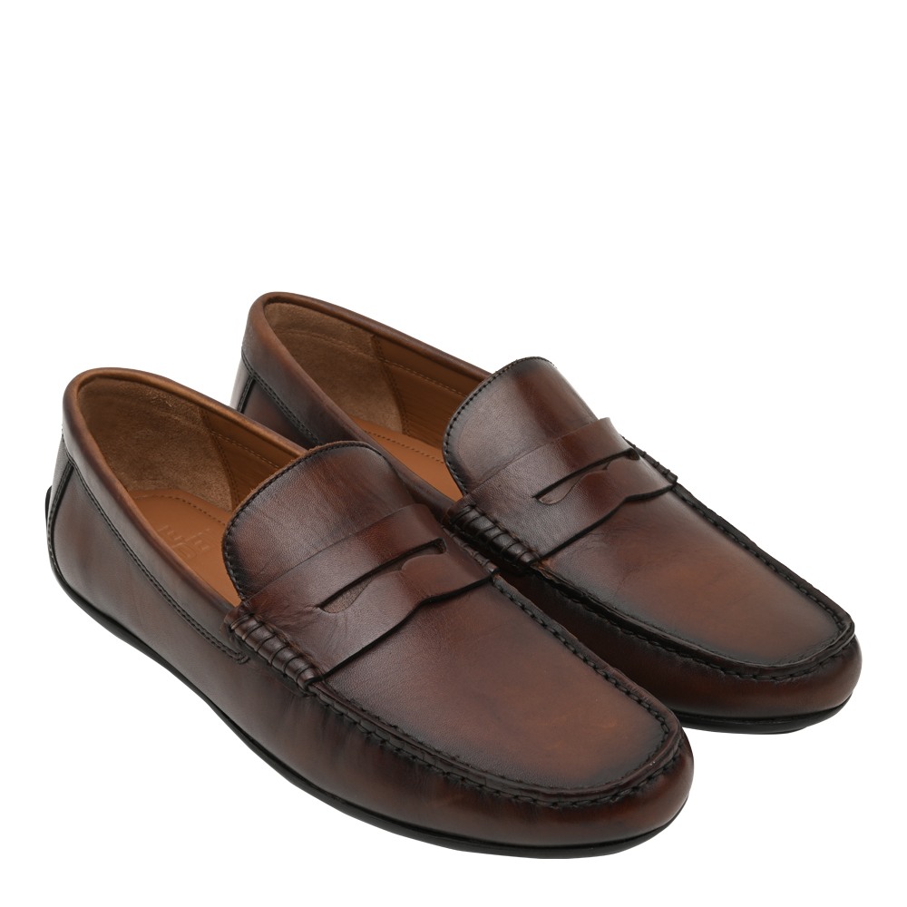 Elia Brown Driver Loafers
