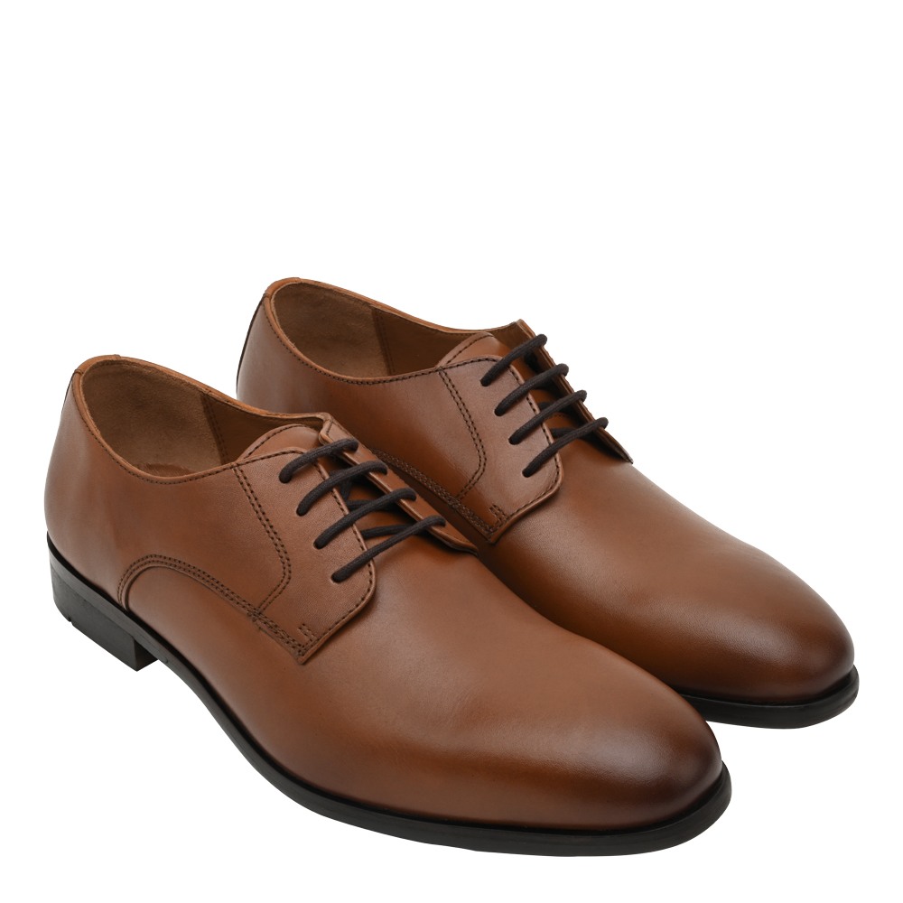 Amoss Tan Tie Ups & Dress Loafers