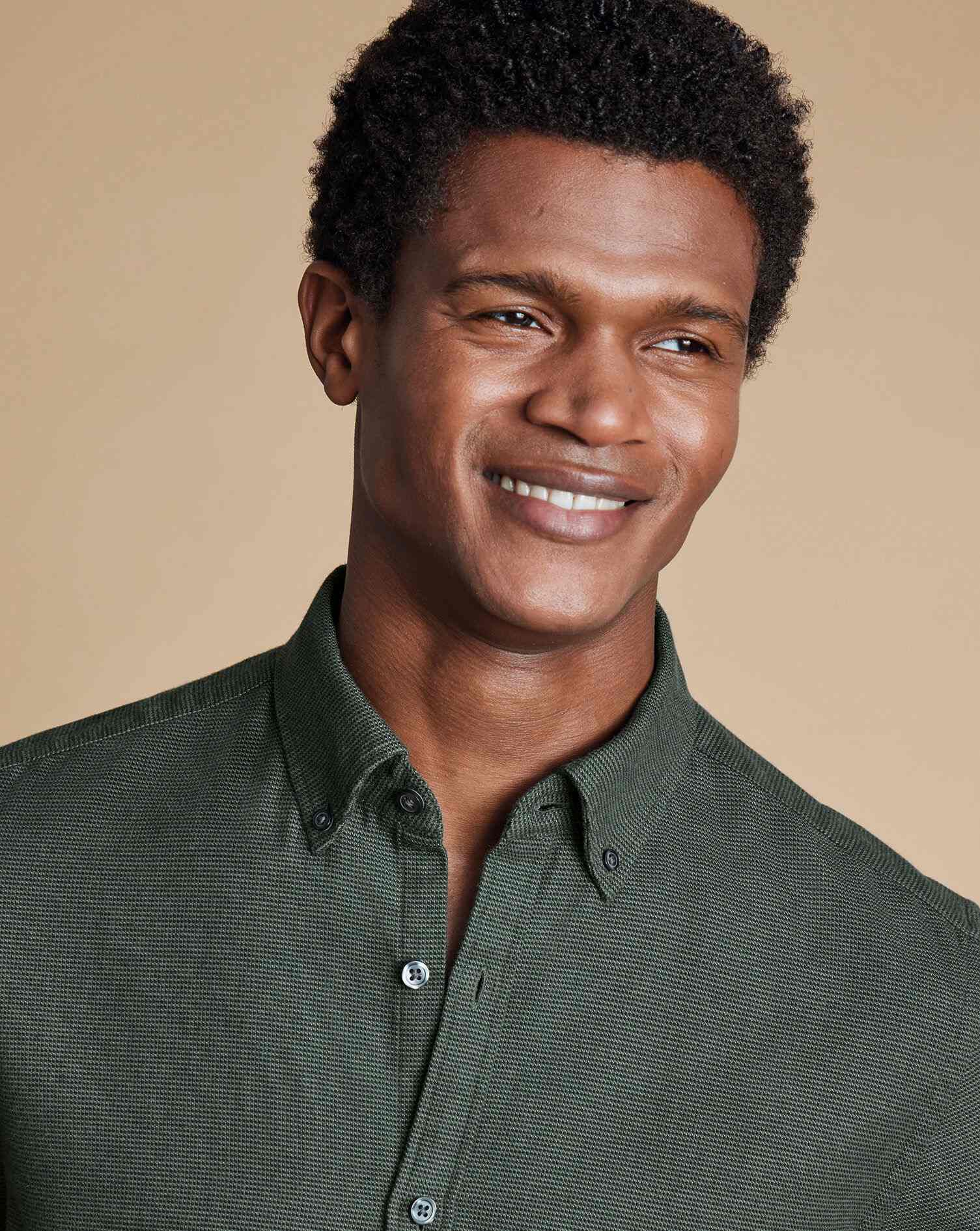 Dobby Flannel Shirt - Sage Green