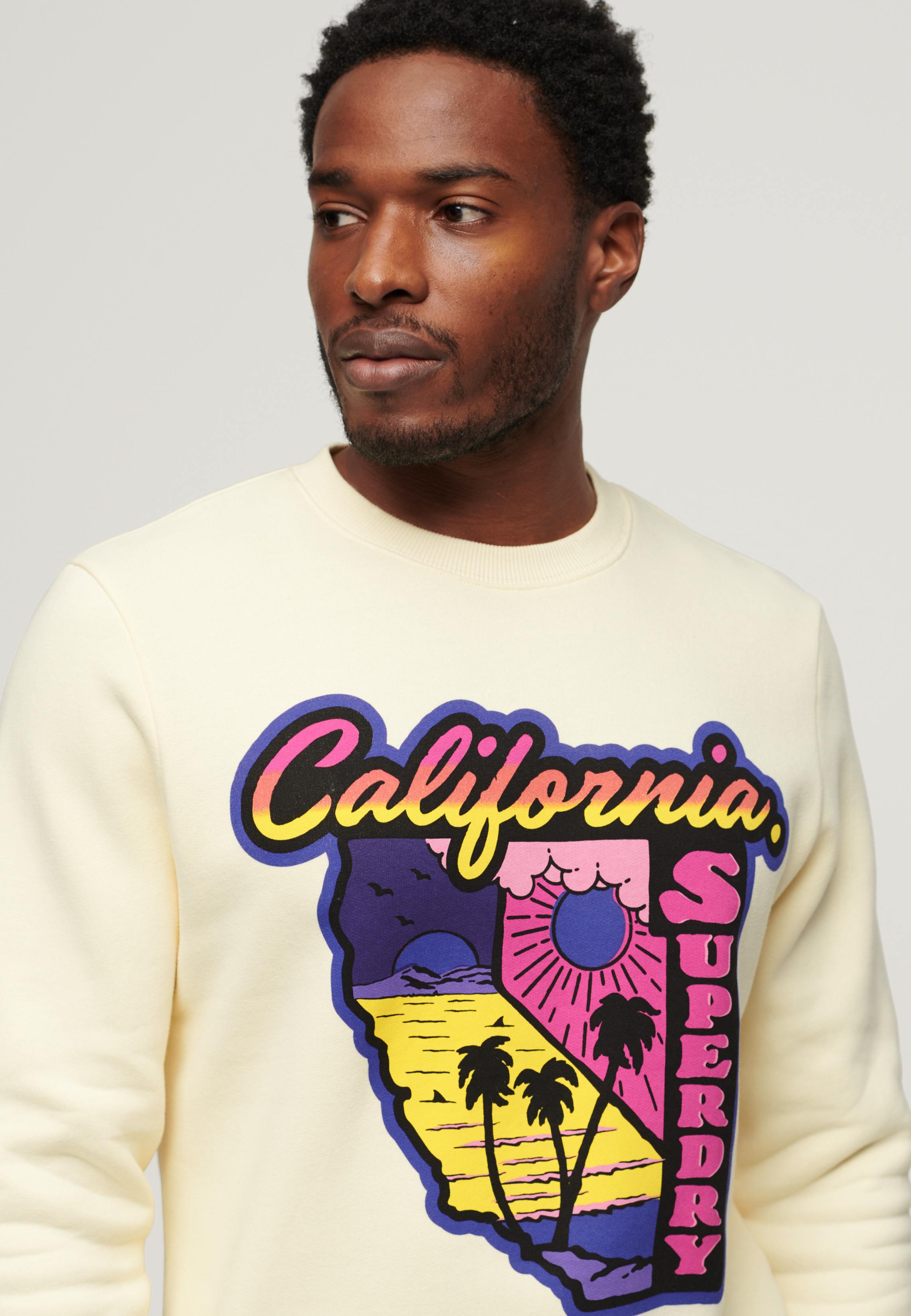 NEON TRAVEL LOOSE SWEATSHIRT