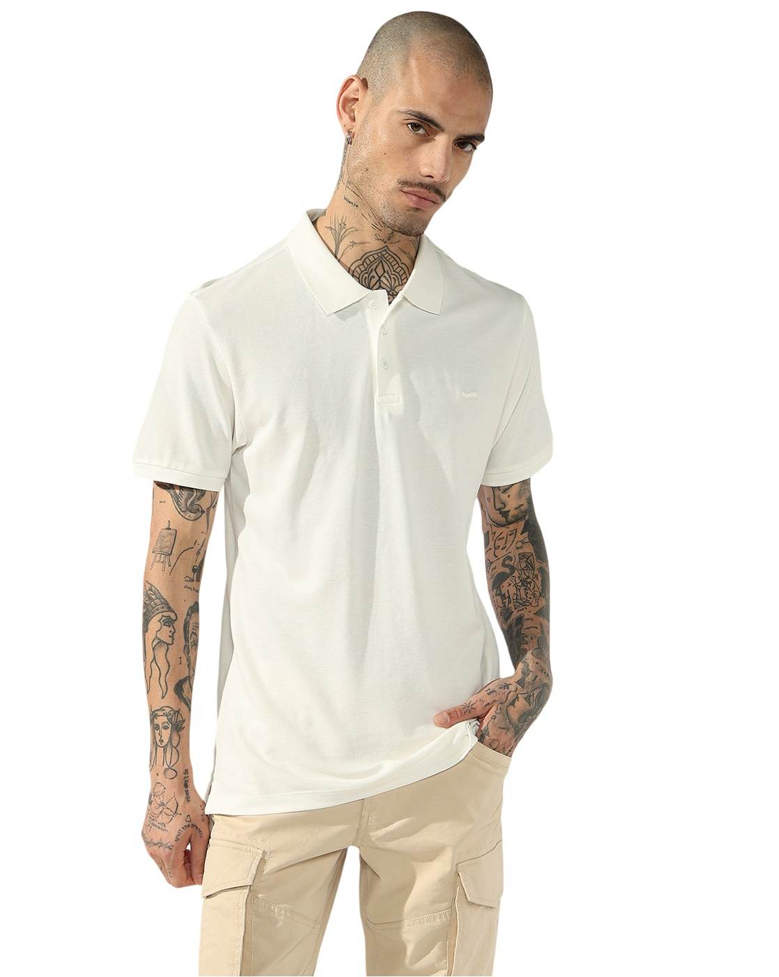 GAS | Men's Short Sleeve Polo T-Shirt with Embroidered Branding