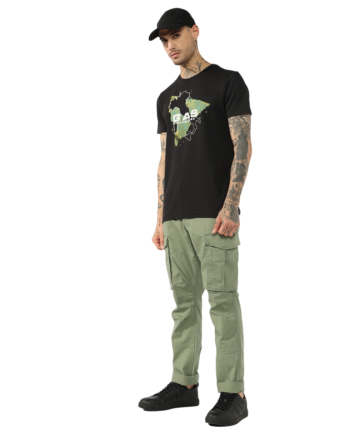 GAS | Slim Straight Patch Pocket Cargo with Flaps