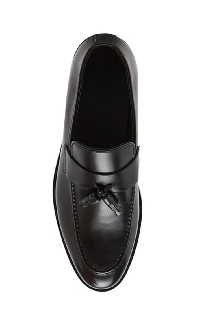 Mayweather Black Tie-Ups & Dress Loafers