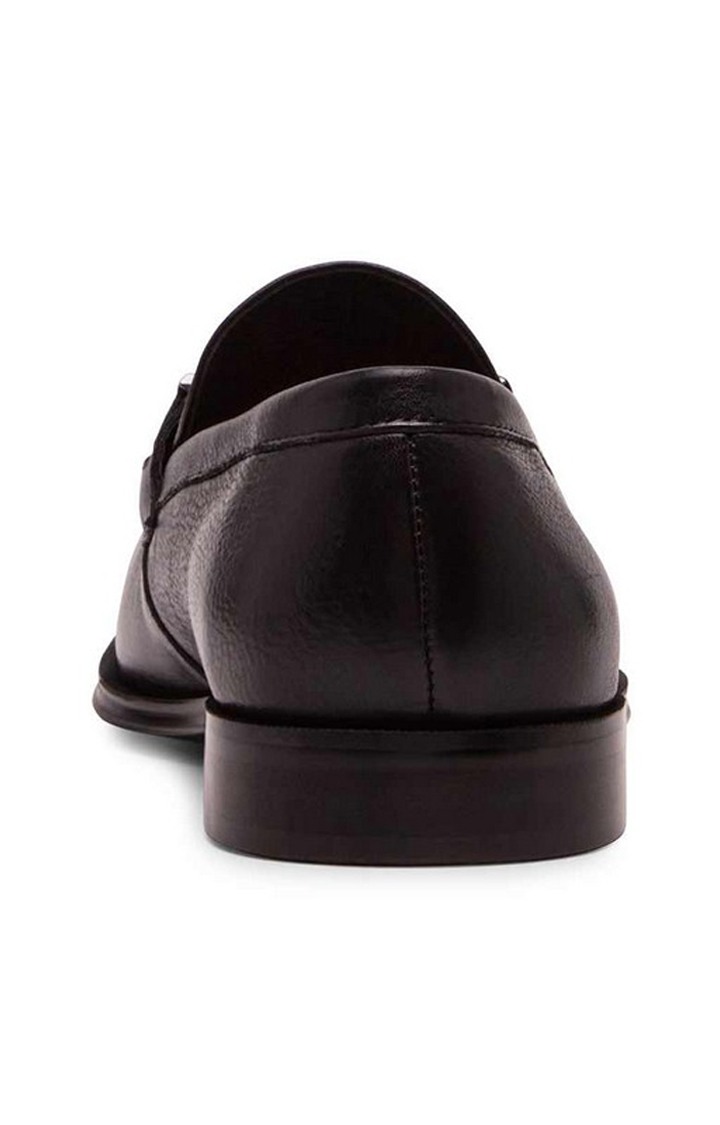 Bartton Black Tie-Ups & Dress Loafers