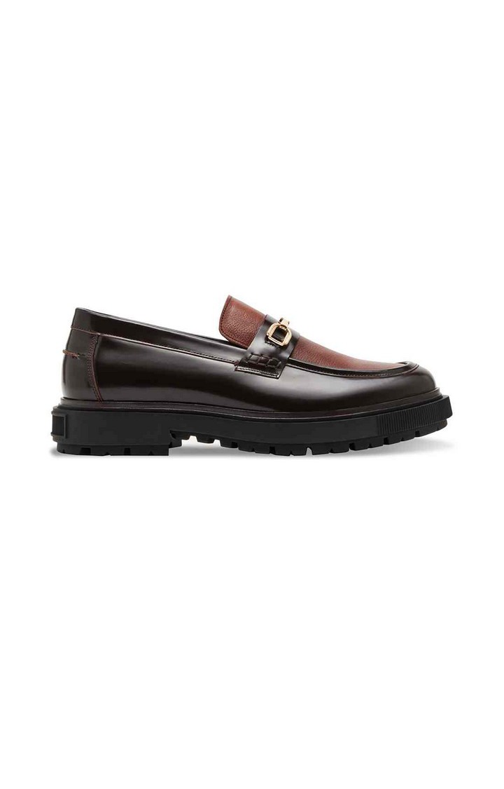 Chainlee Brown Tie-Ups & Dress Loafers