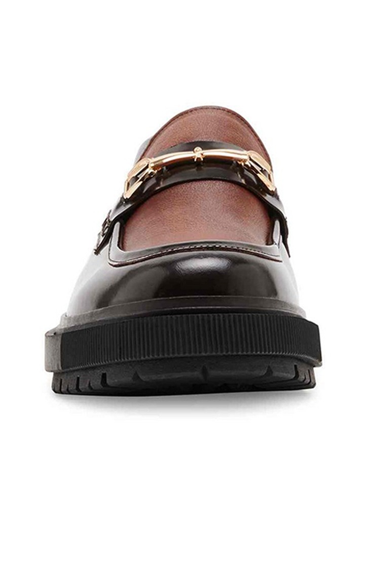 Chainlee Brown Tie-Ups & Dress Loafers