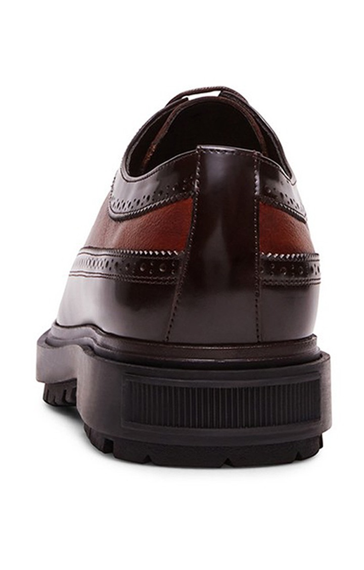 Chandlur Brown Tie-Ups & Dress Loafers