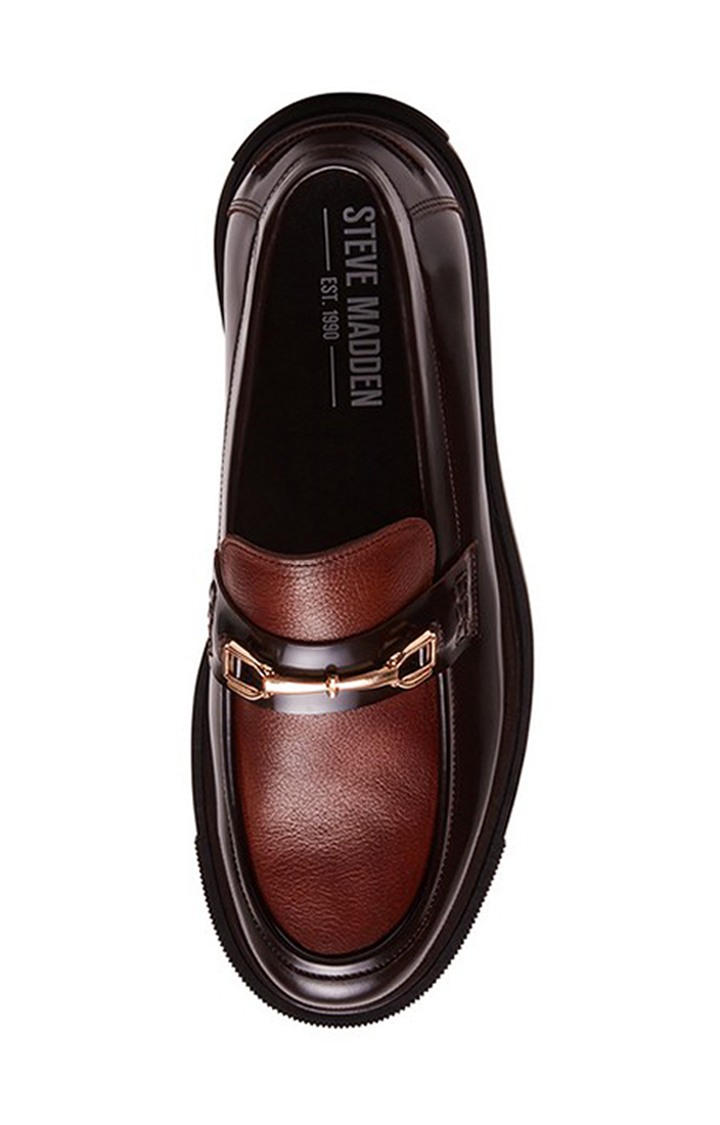 Chandlur Brown Tie-Ups & Dress Loafers