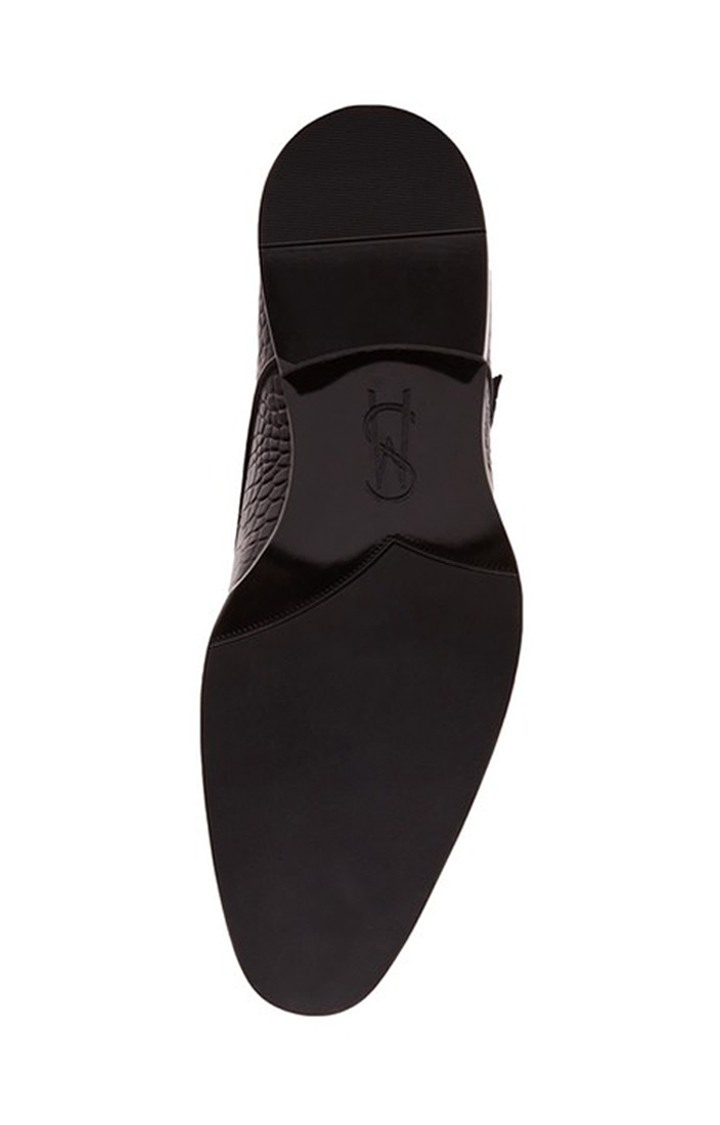 Haydenn Black Tie-Ups & Dress Loafers