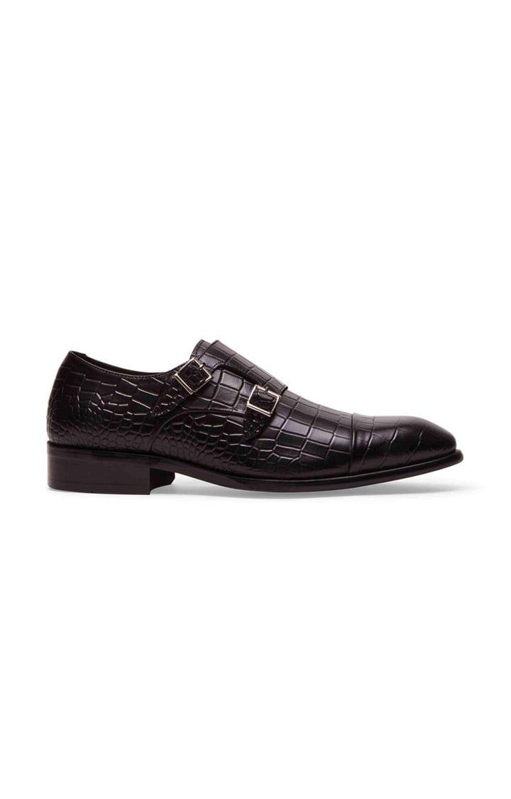 Haydenn Black Tie-Ups & Dress Loafers
