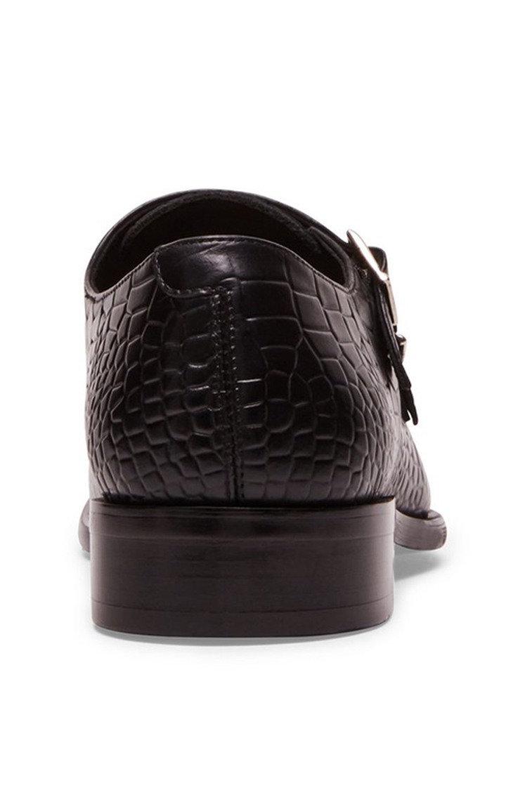 Haydenn Black Tie-Ups & Dress Loafers