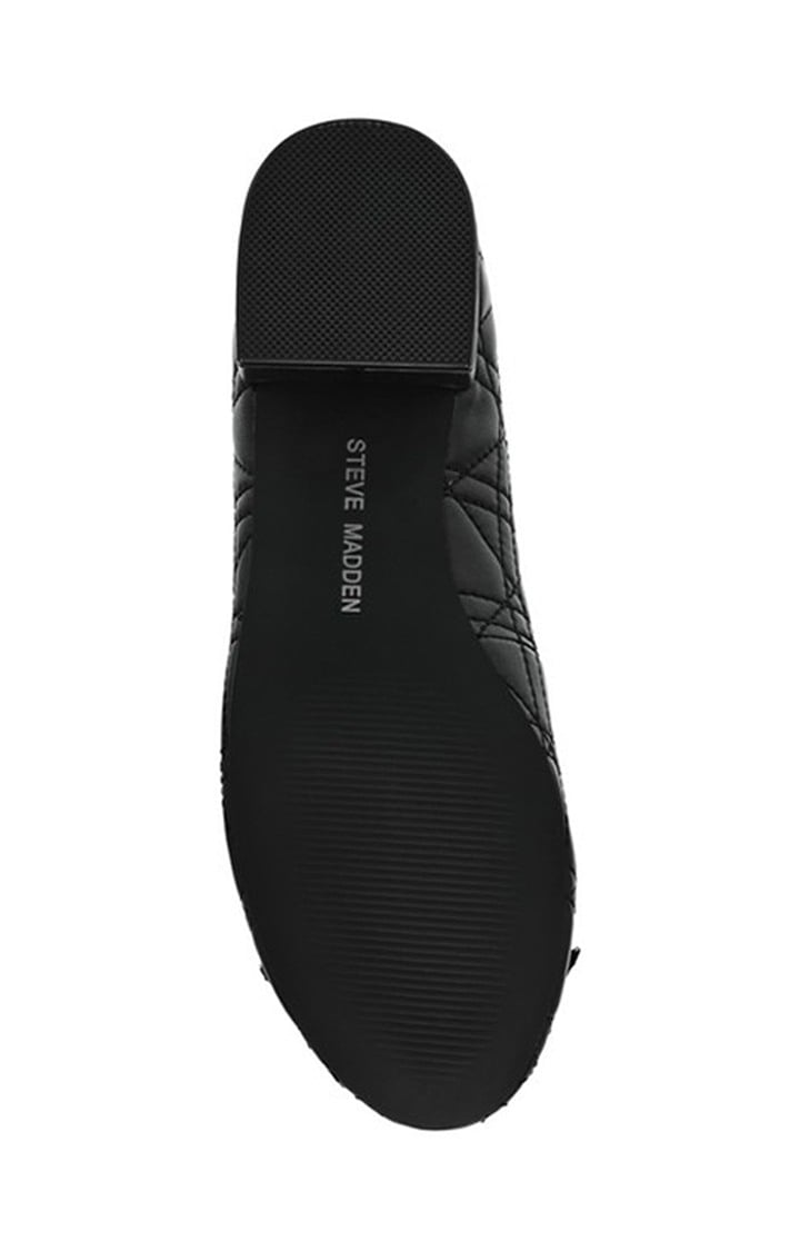 Cherish-Q Black Closed Flats & Ballerinas