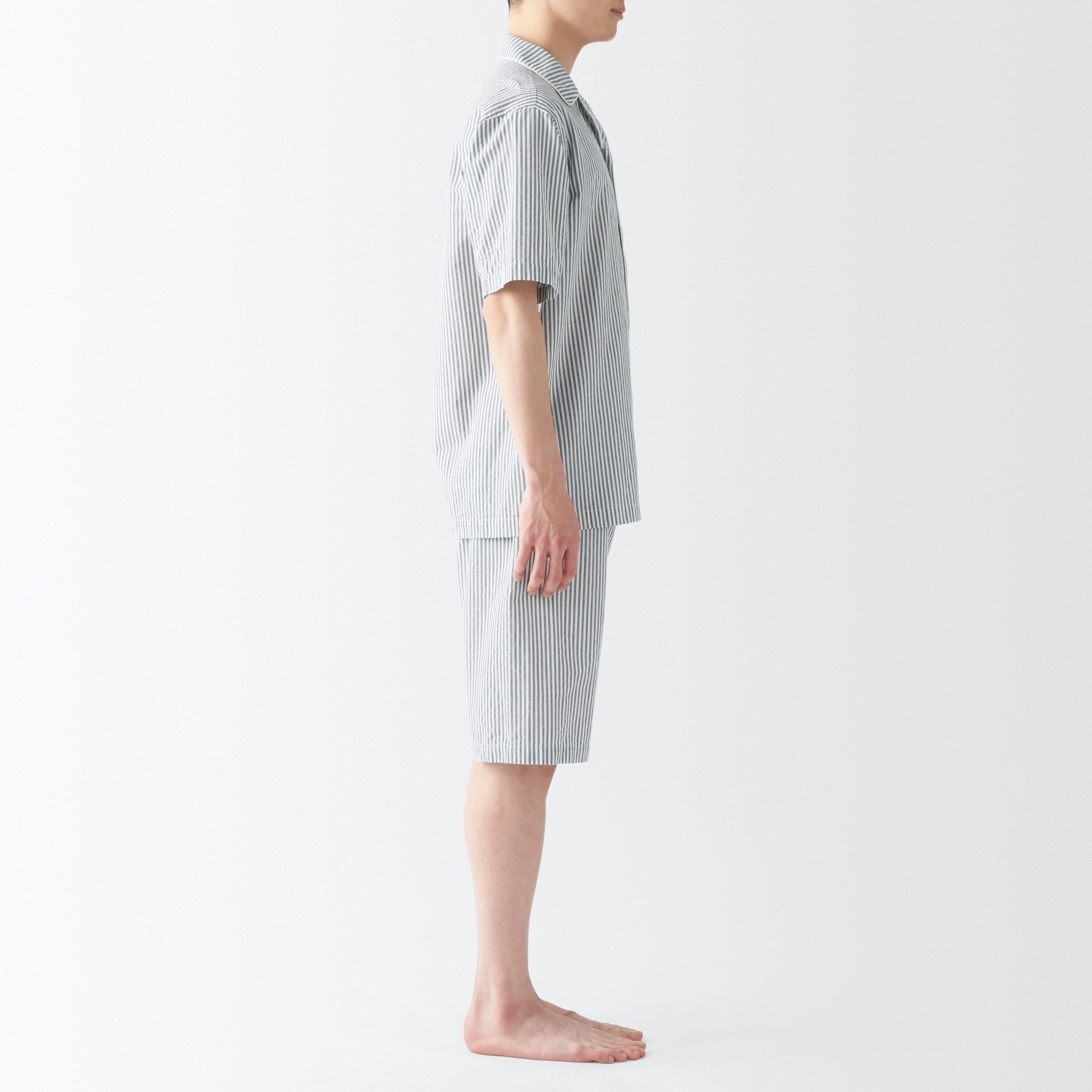 Side seamless sucker Short Sleeve pajamas