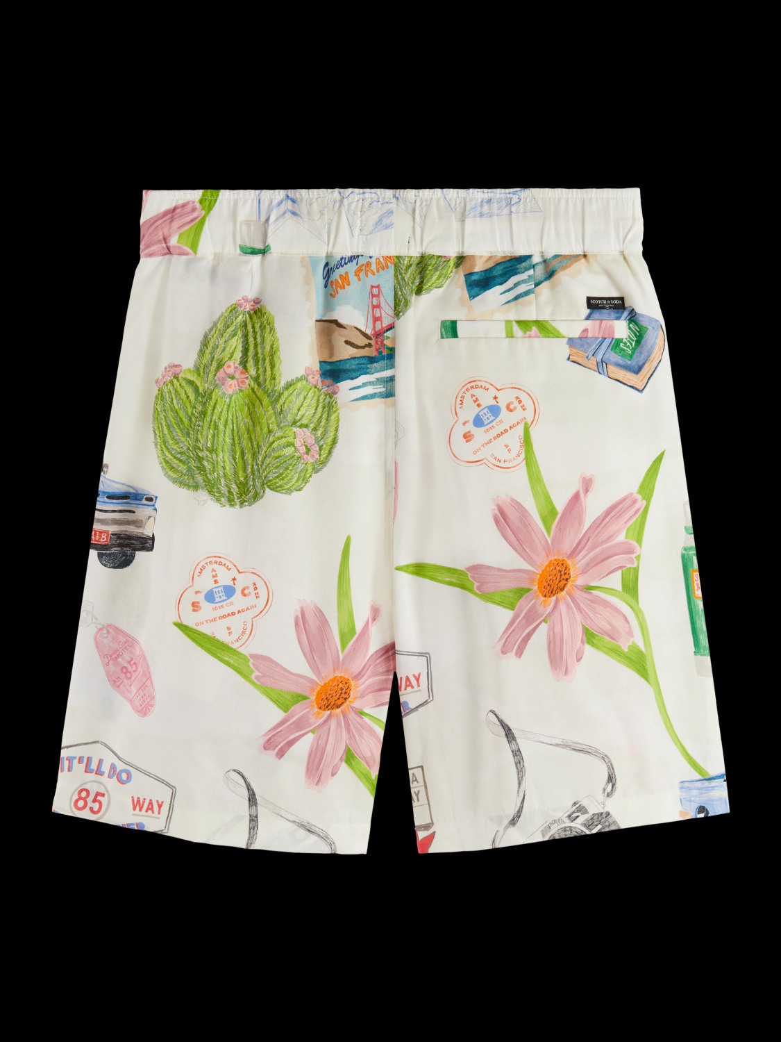 FAVE- PRINTED BERMUDA SHORT