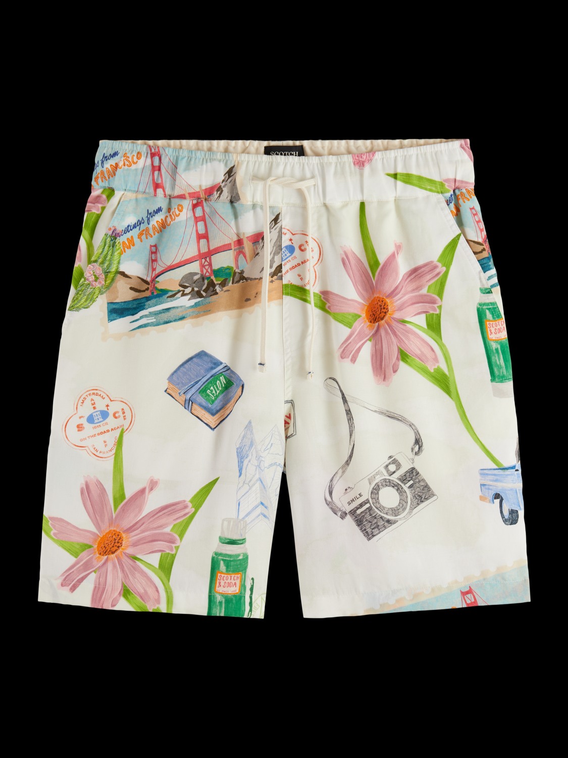 FAVE- PRINTED BERMUDA SHORT