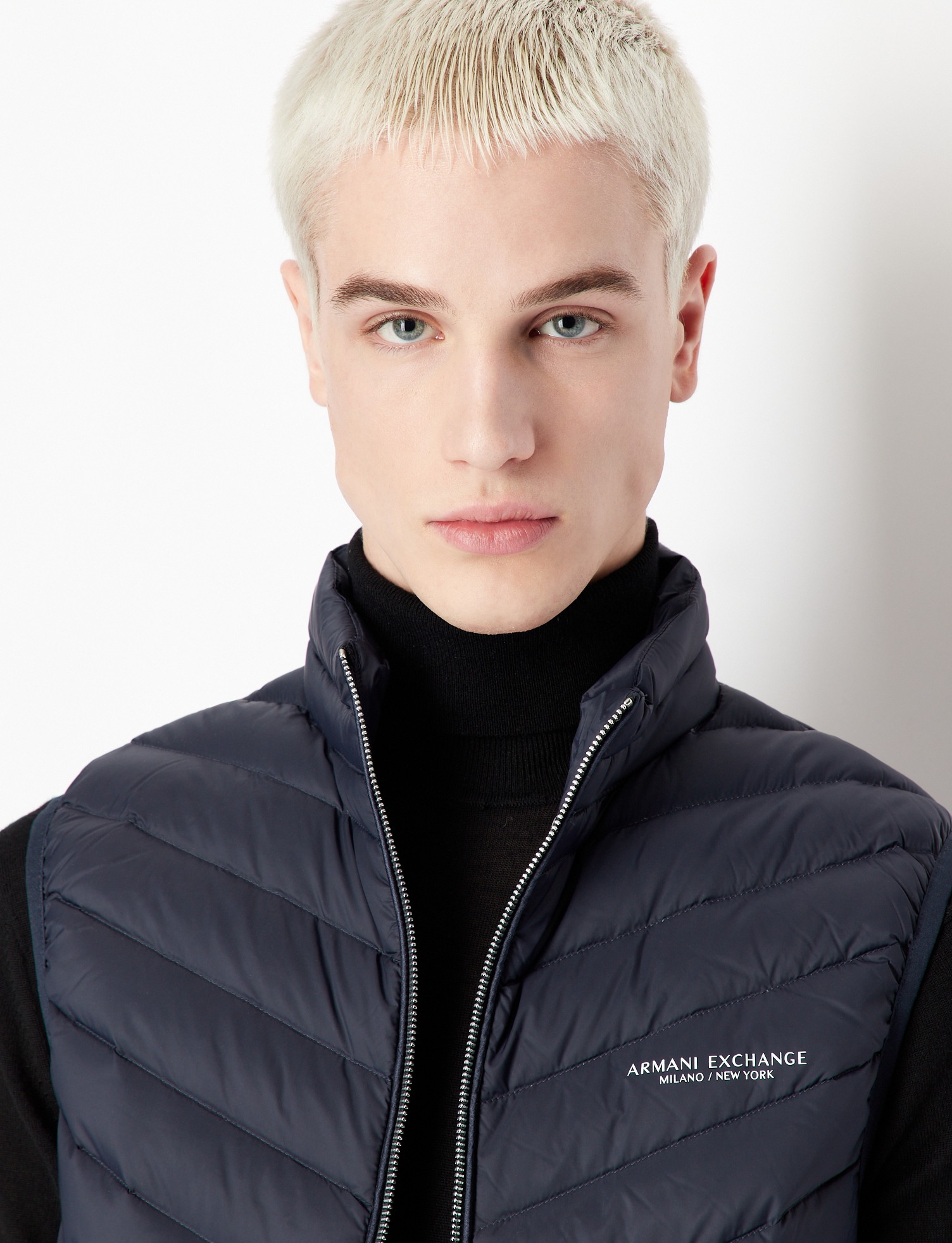 Essentials Regular Fit Navy/Melange Grey Waistcoat