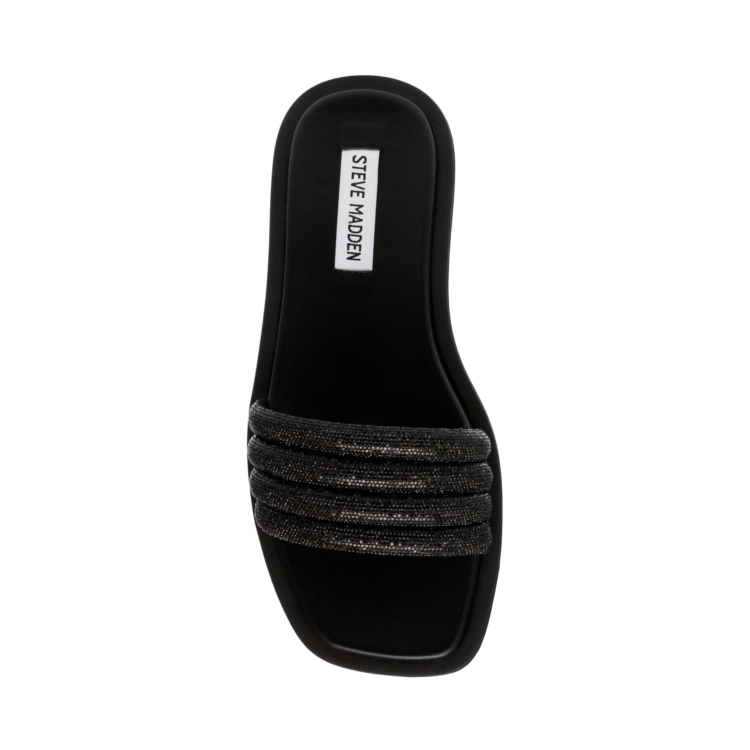 Arbour-In Black/Black Flat Sandal