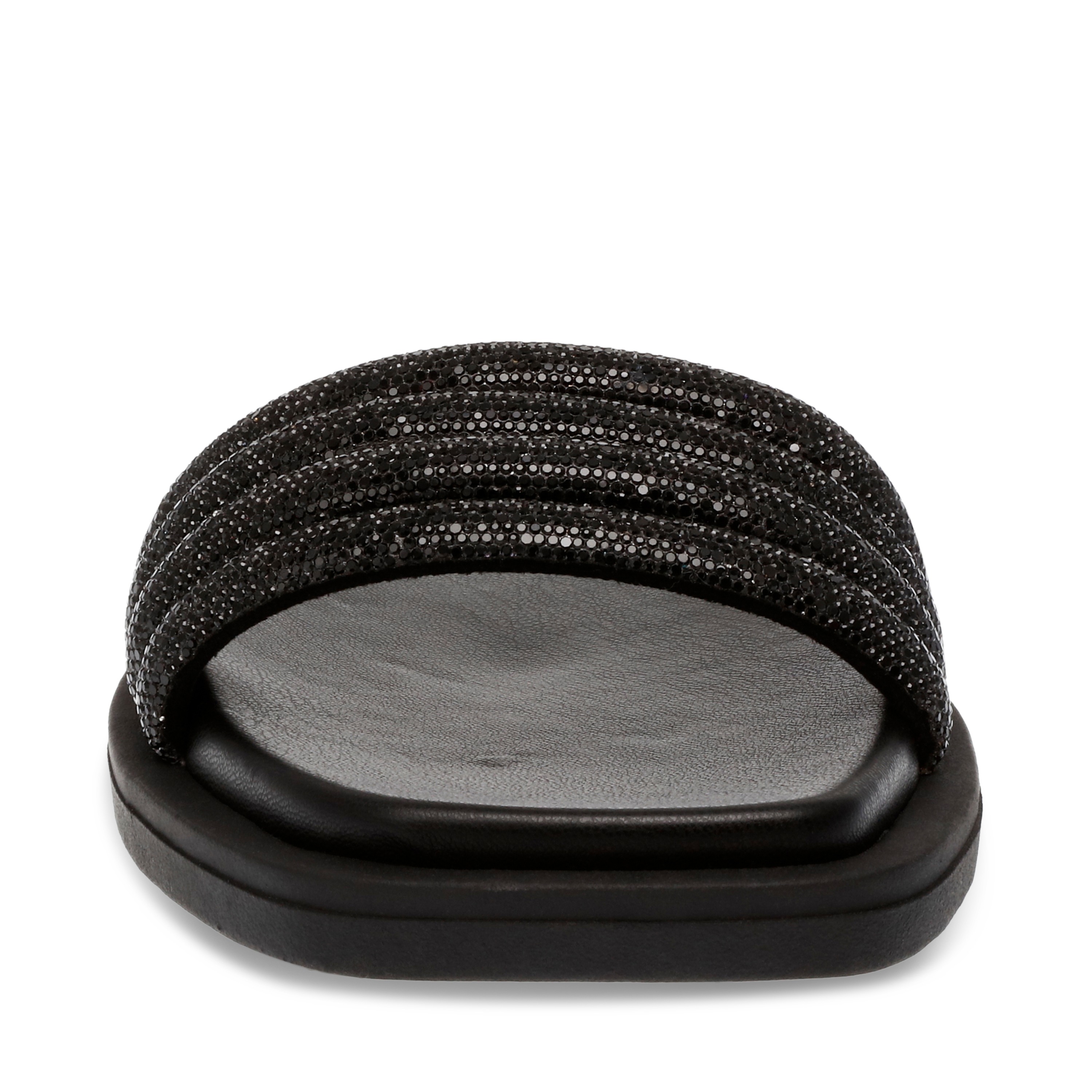 Arbour-In Black/Black Flat Sandal