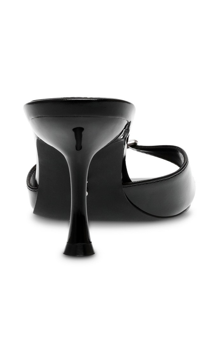 Assent Black Heel Sandals