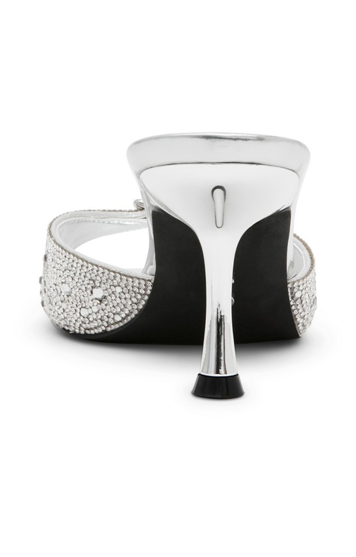 Assent-R Silver Heel Sandals