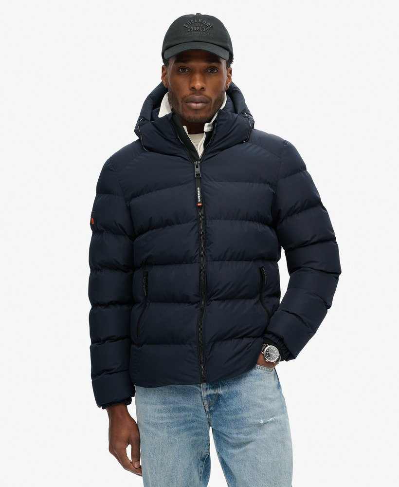 HOODED SPORTS PUFFER JACKET