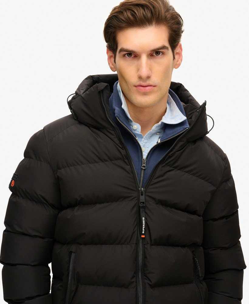 HOODED SPORTS PUFFER JACKET