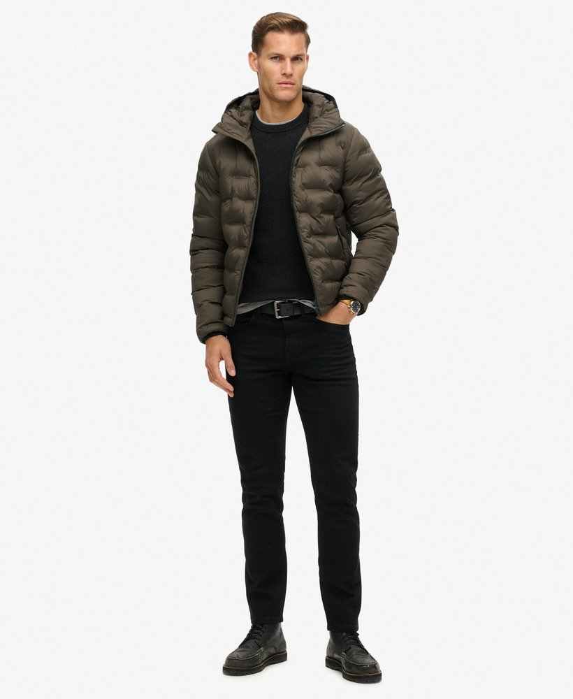 HOODED QUILTED PUFFER COAT