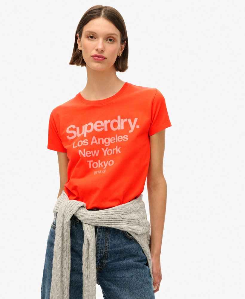 CORE LOGO CITY FITTED TSHIRT