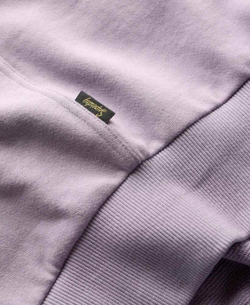 LUXE METALLIC LOGO LOOSE SWEAT