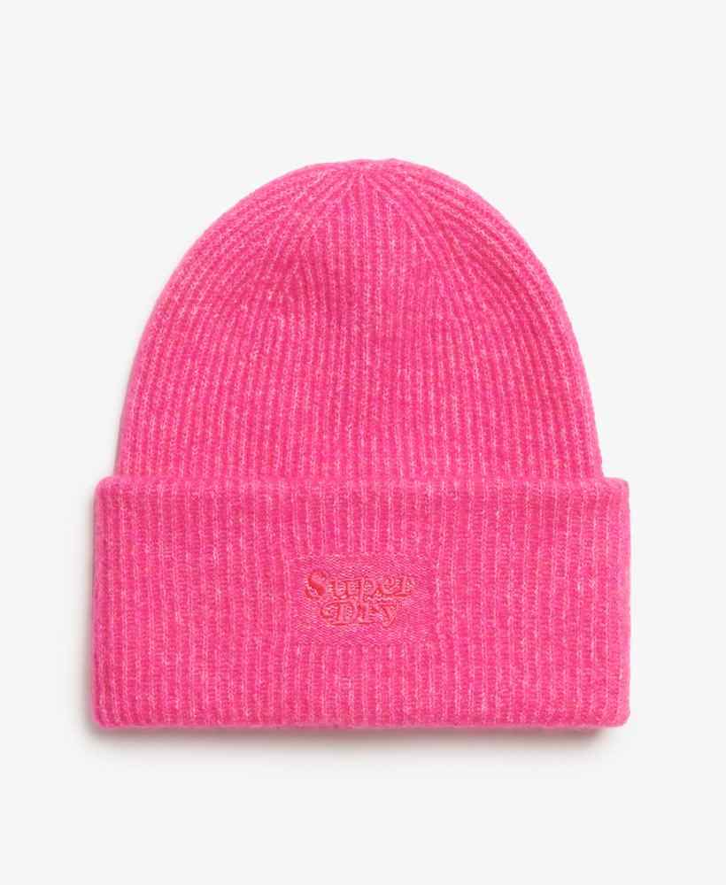 SOFT RIB KNIT BEANIE HAT