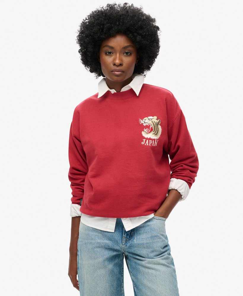 SUIKA EMBROIDERED LOOSE SWEAT
