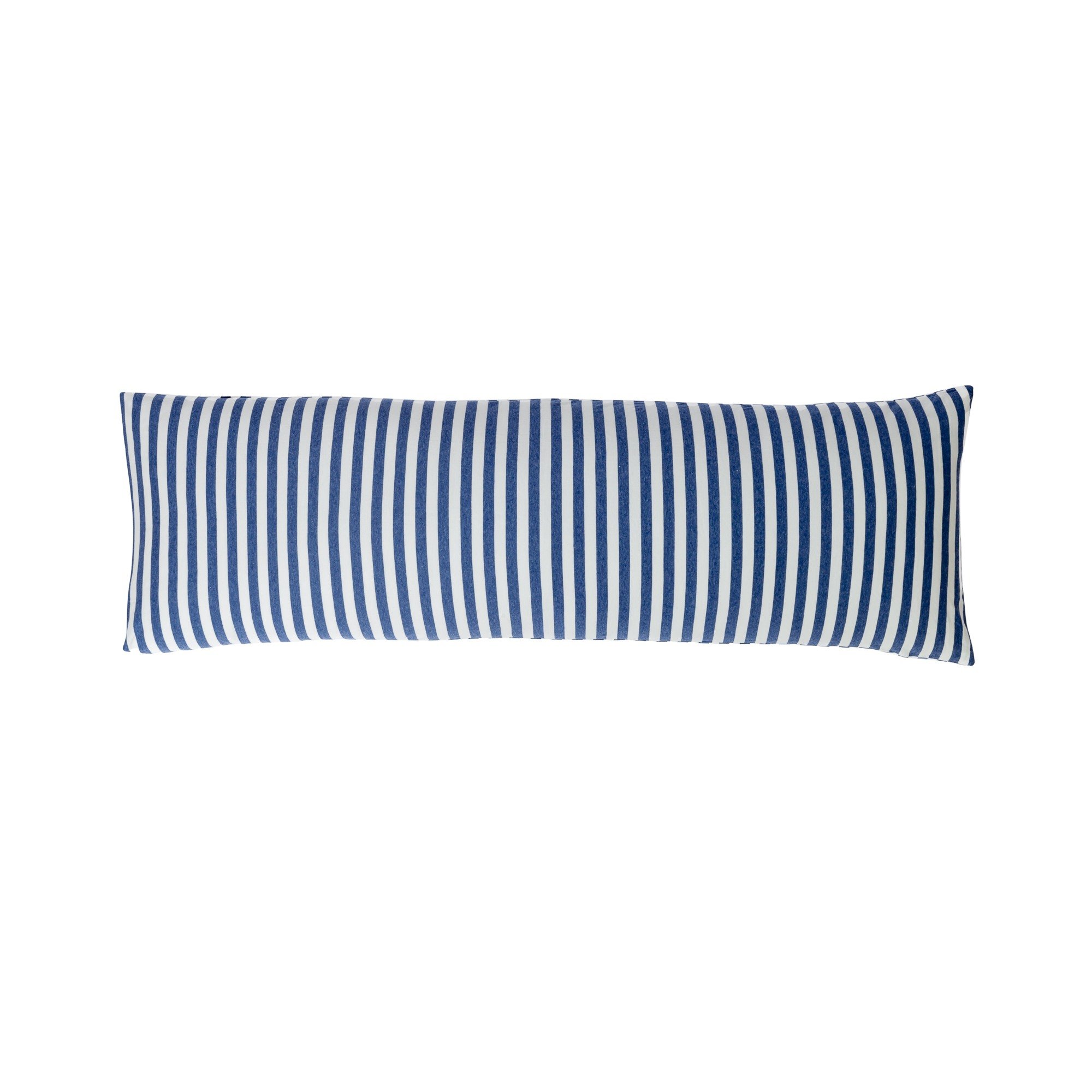 Cotton jersey Body pillow case Navy stripe