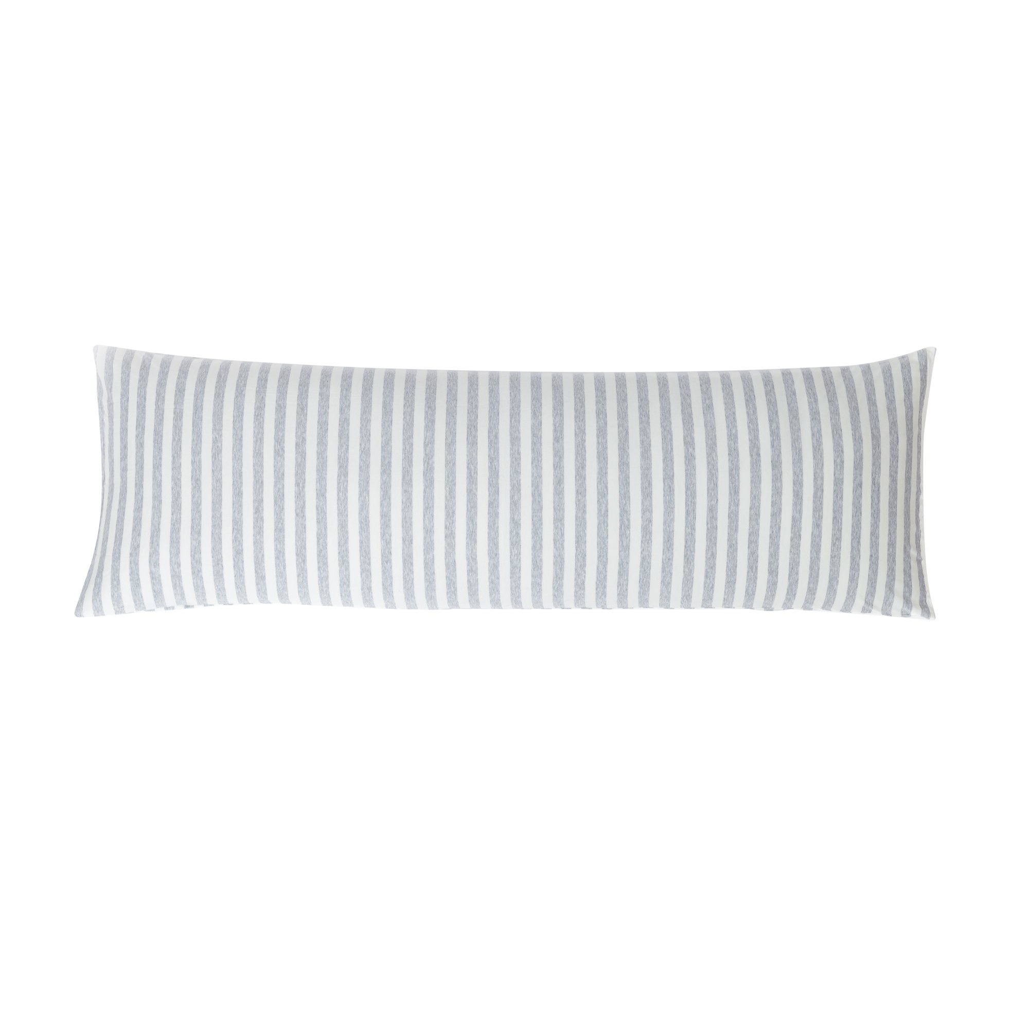 Cotton jersey Body pillow case Grey stripe