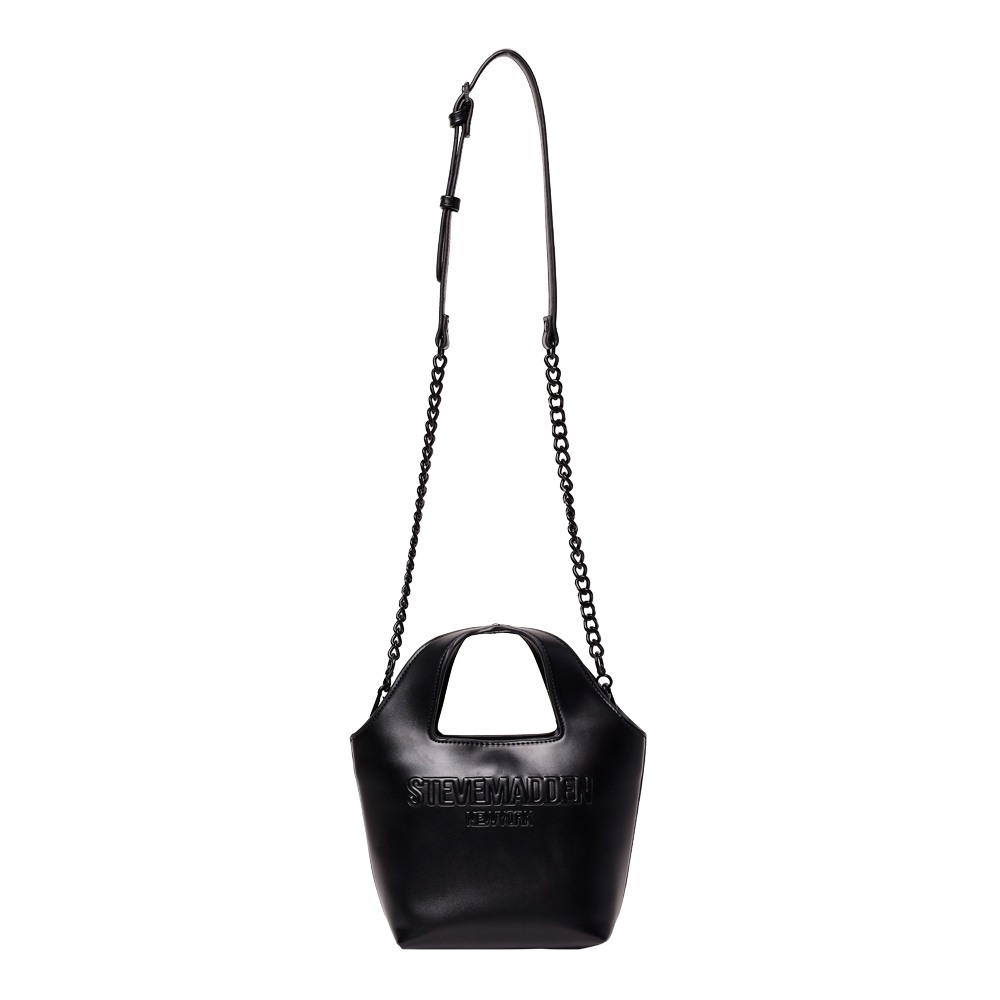 BVEENA BLACK-BLACK TOTE