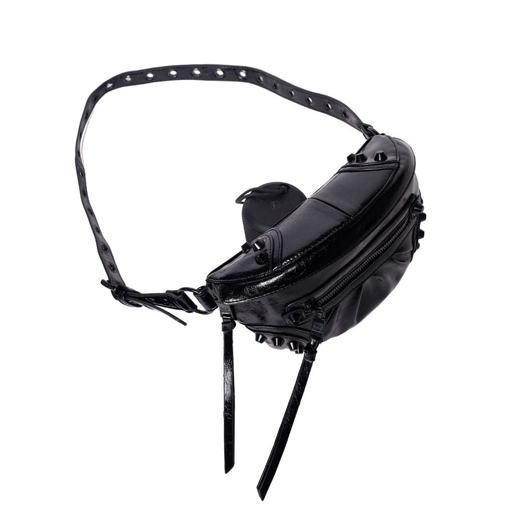 BVINA BLACK-BLACK CROSSBODY