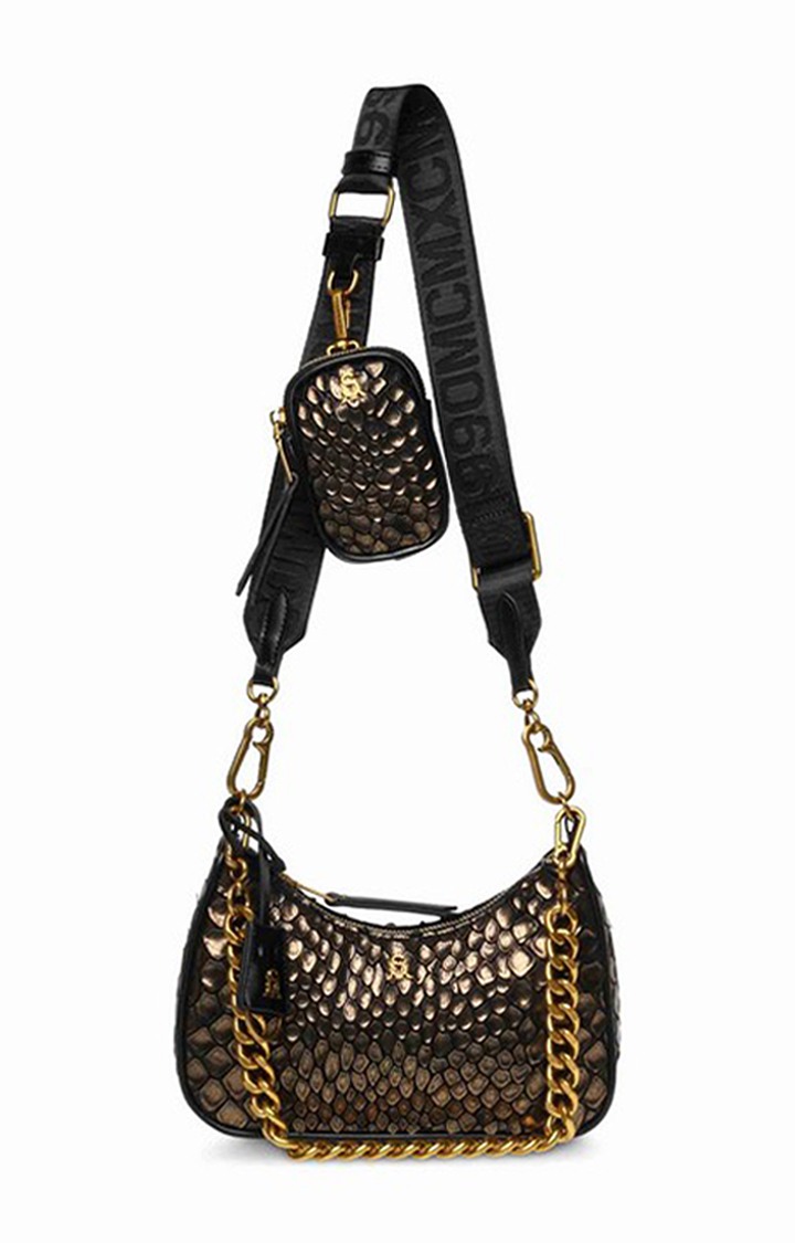 Bvitalz Gold Handbags