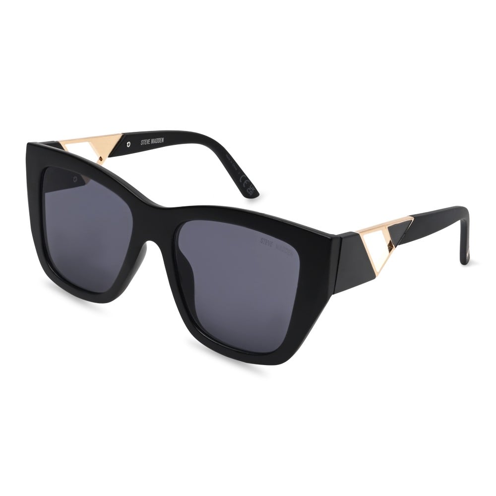 X17461 Matte Black-Shiny Gold Sunglasses