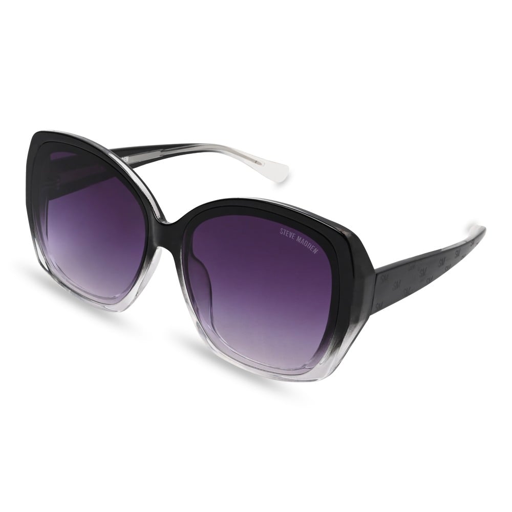X17470 Black Gradient To Crystal Clear Sunglasses