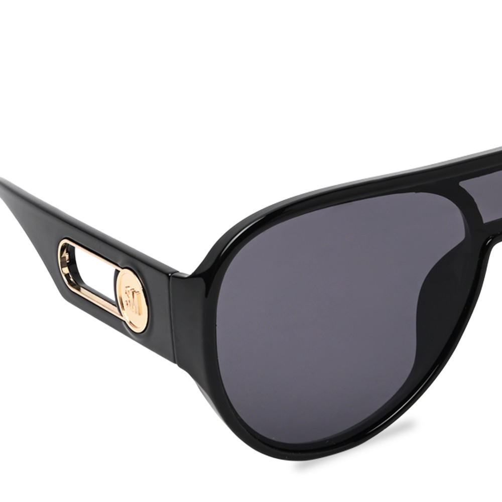 X17476 Black Opaque Sunglasses