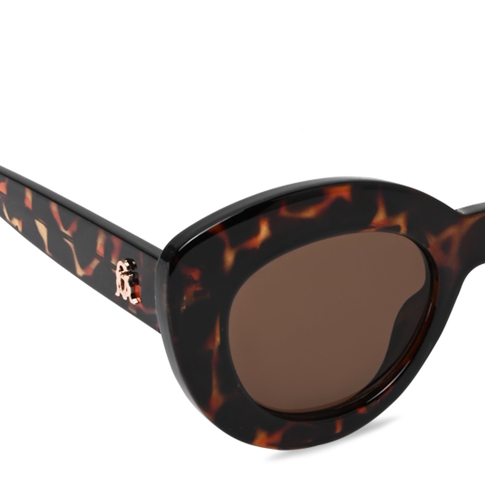 X17487 Crystal Dark Tortoise Sunglasses
