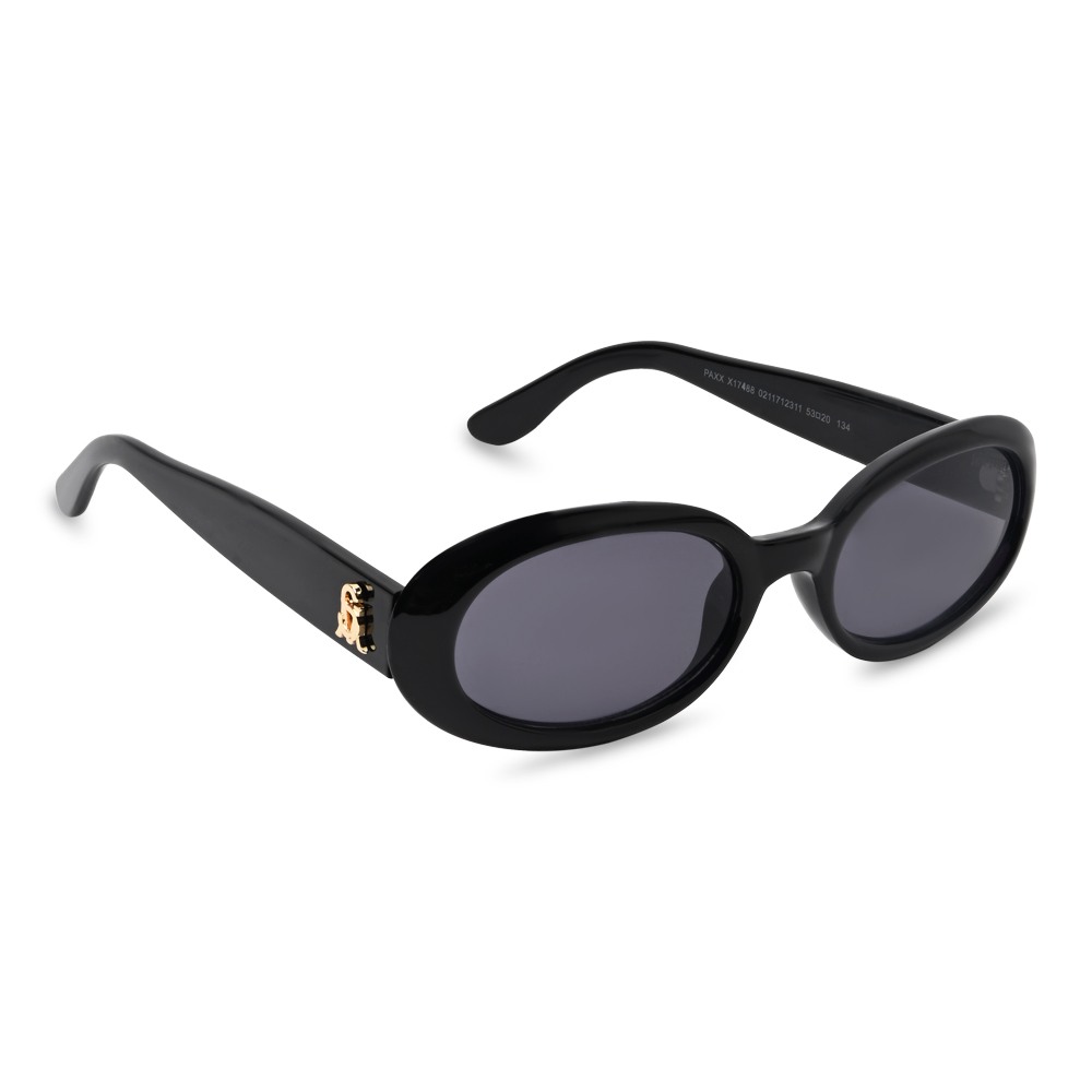 X17488 Black Opaque Sunglasses