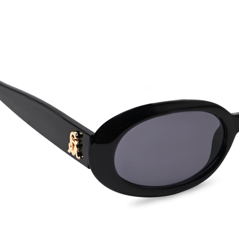 X17488 Black Opaque Sunglasses
