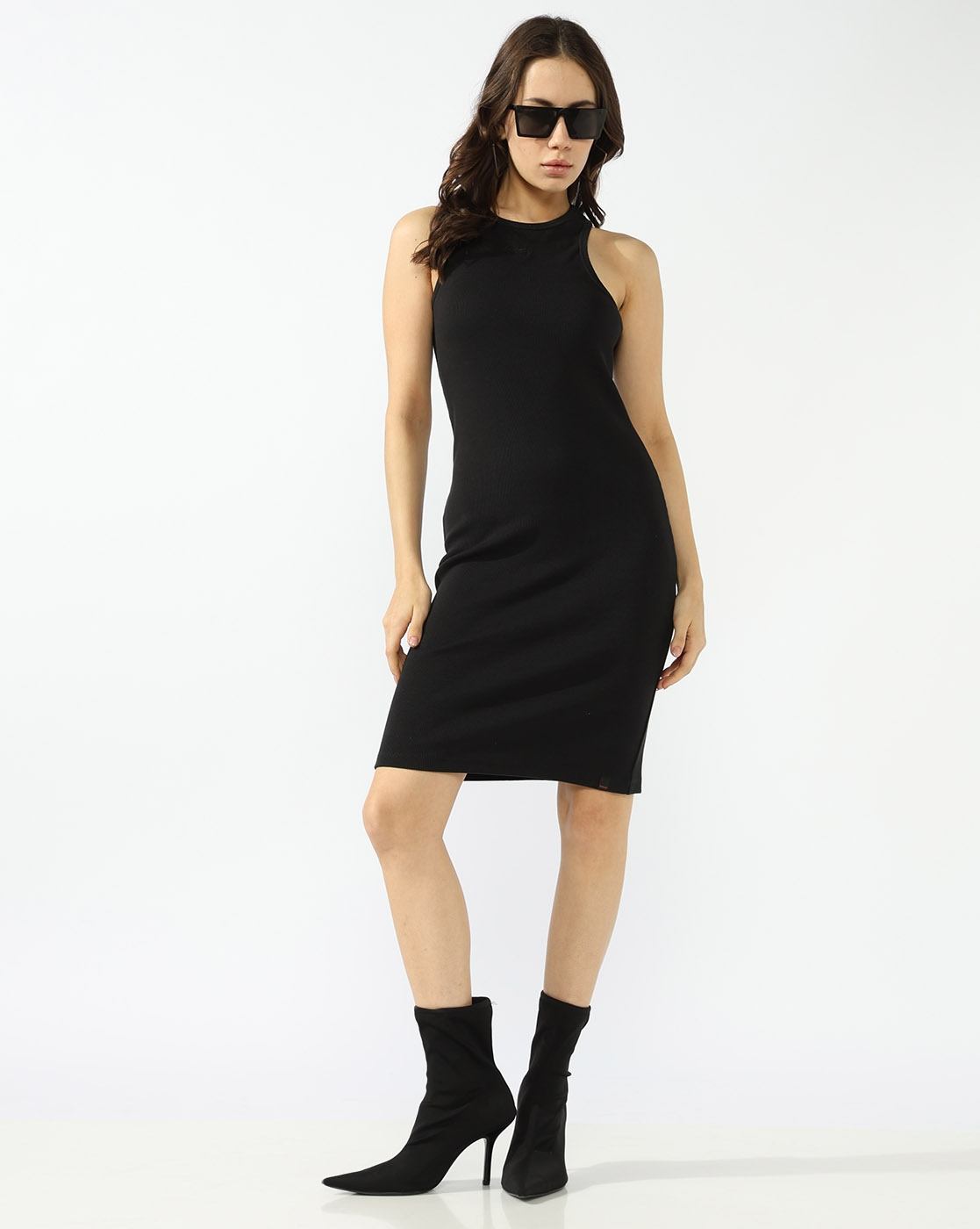 RIB BODYCON DRESS