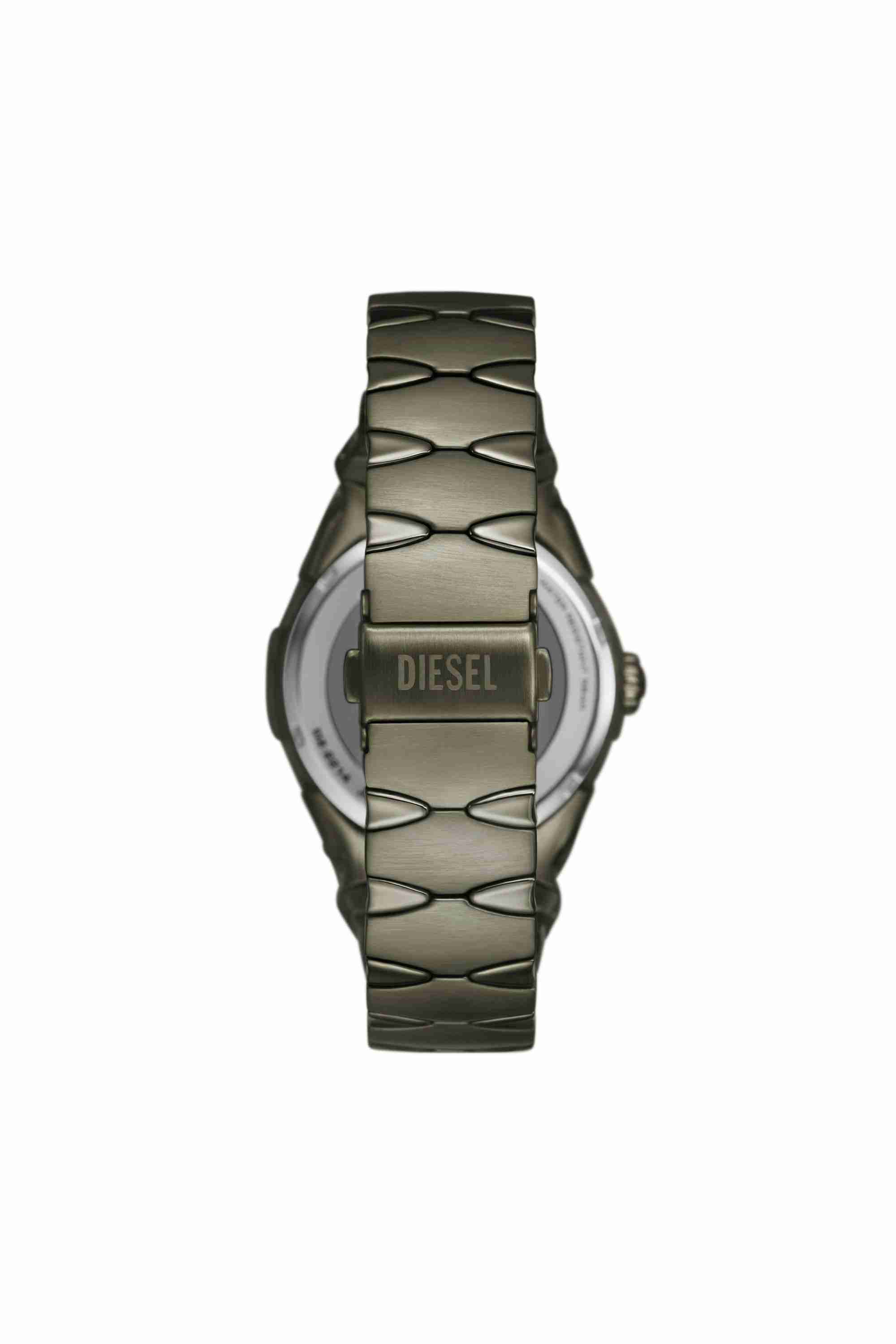Green D-Sruptor Stainless Steel Watch