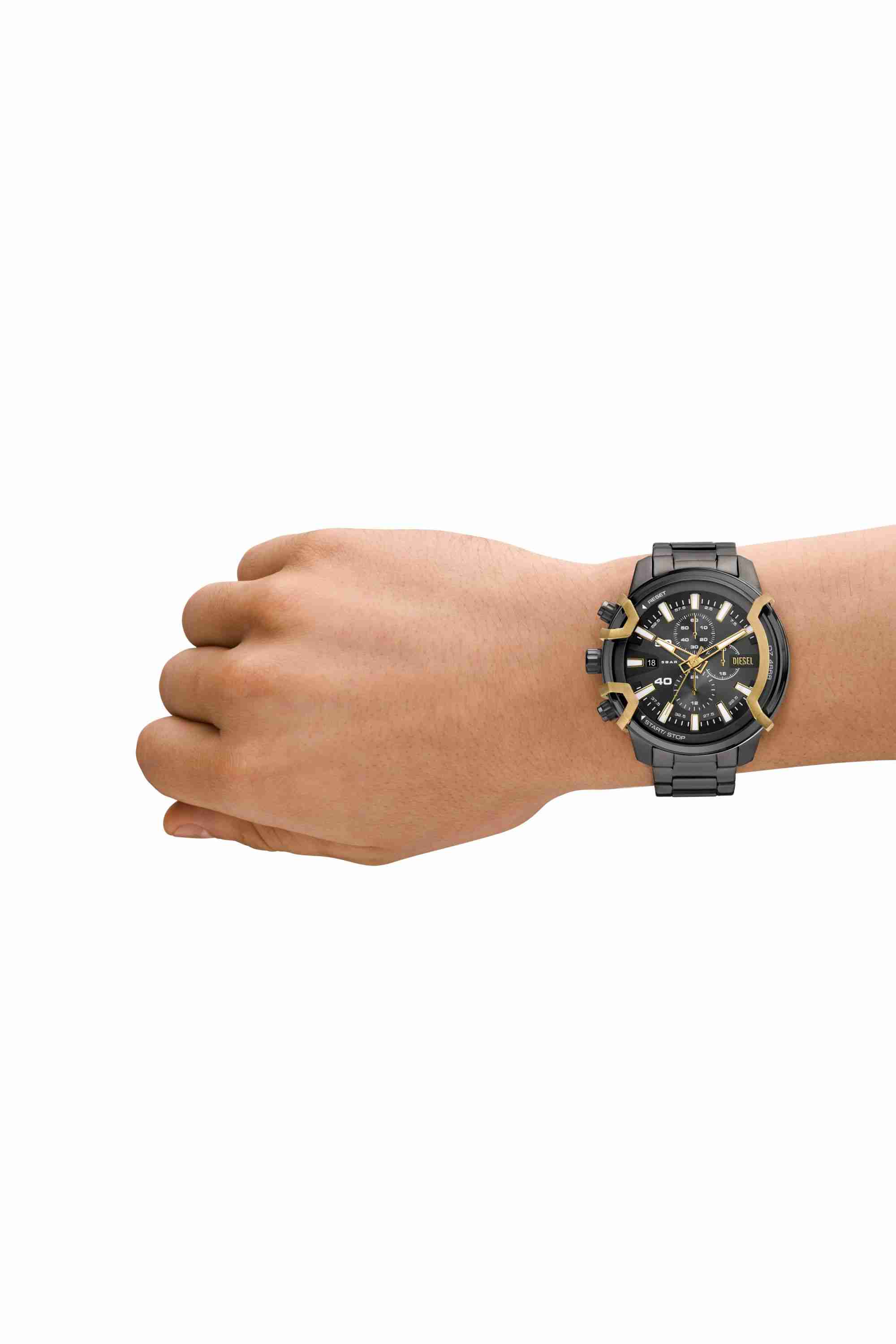 Grey Griffed Two-Tone Stainless Steel Watch