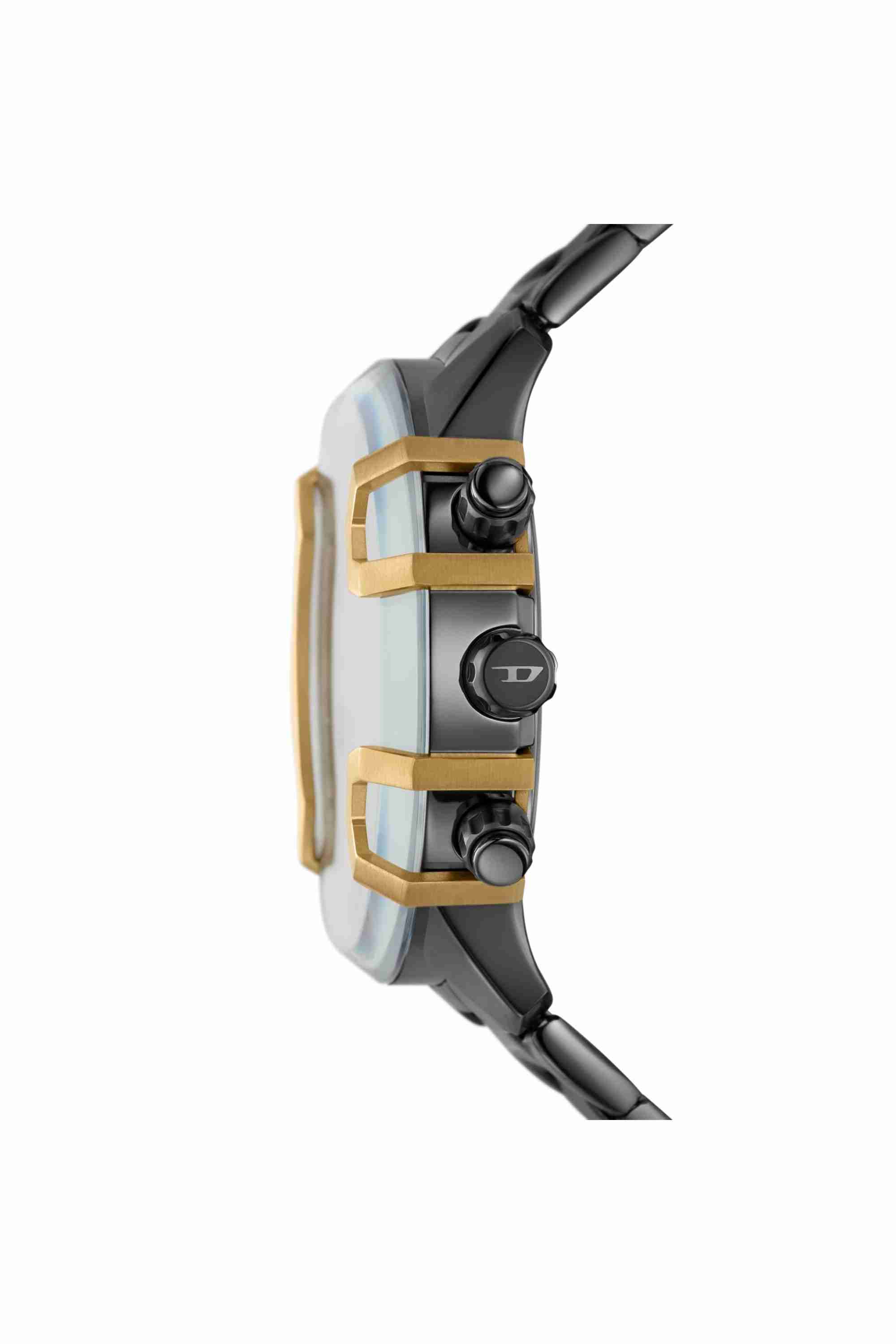 Grey Griffed Two-Tone Stainless Steel Watch