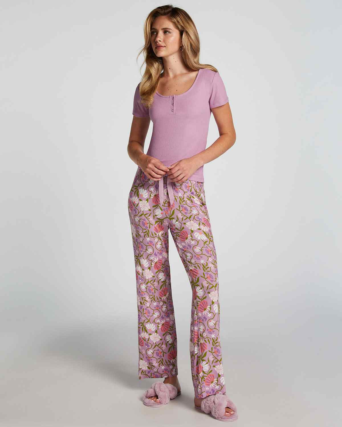 Pant Jersey Str Flower